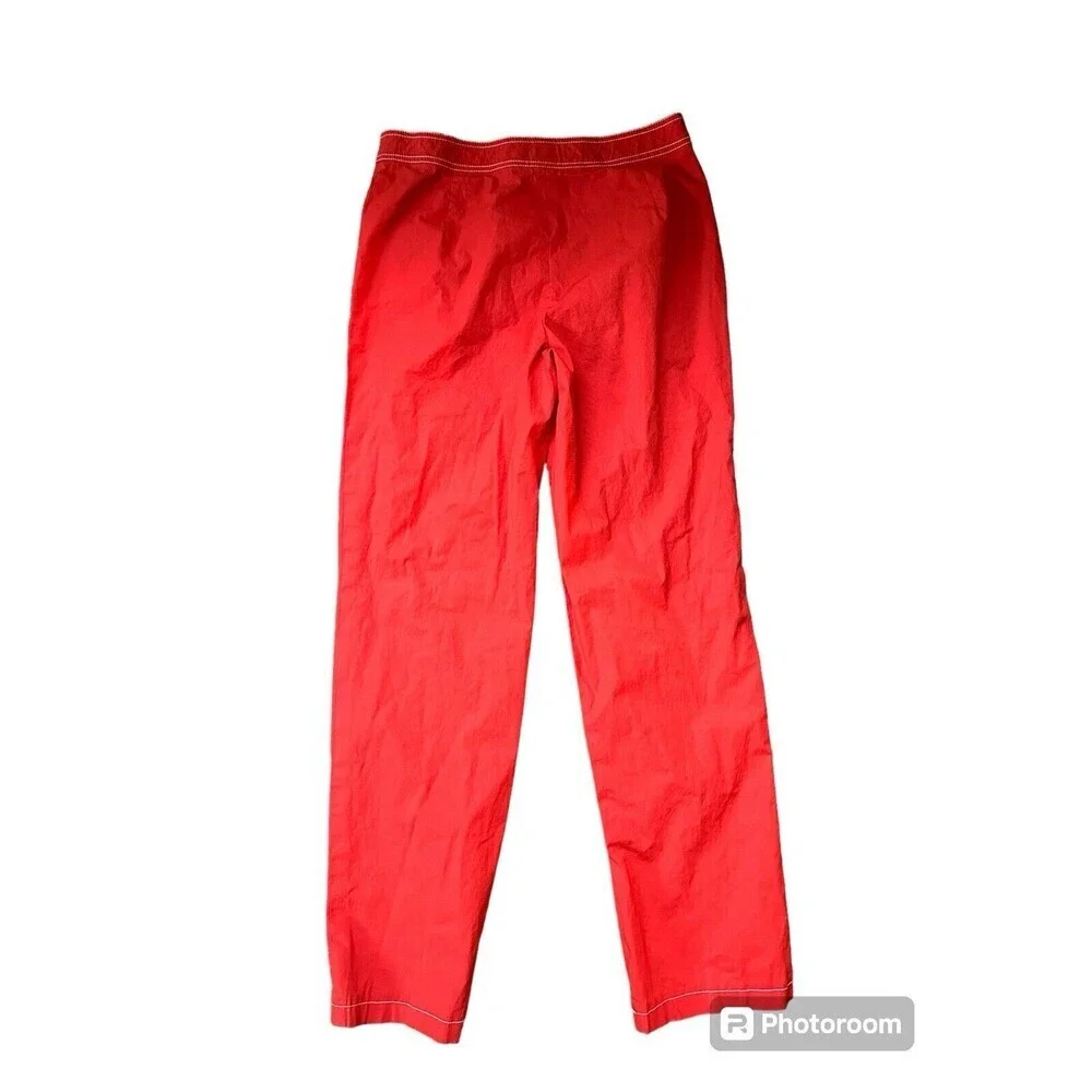 Michael Kors Y2K Vintage Red Skater Pants Size 9 Made‎ In Italy RN92568 Flaw